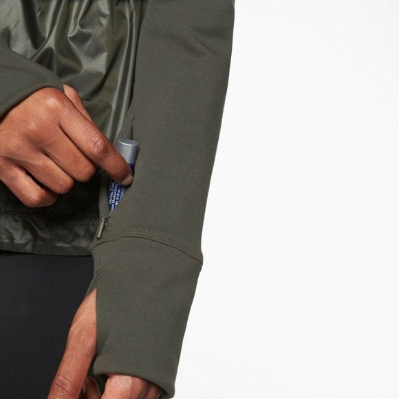 Athleta Windy Point Zip Black Hoodie - Picture 5 of 6